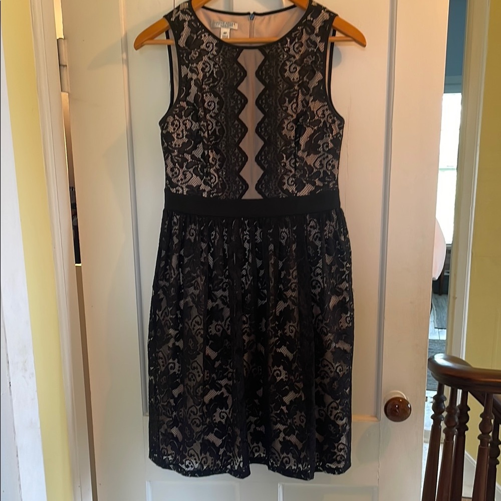 Elegant Black Lace Dress